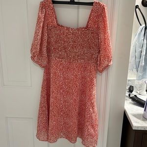 Traffic People red printed dress